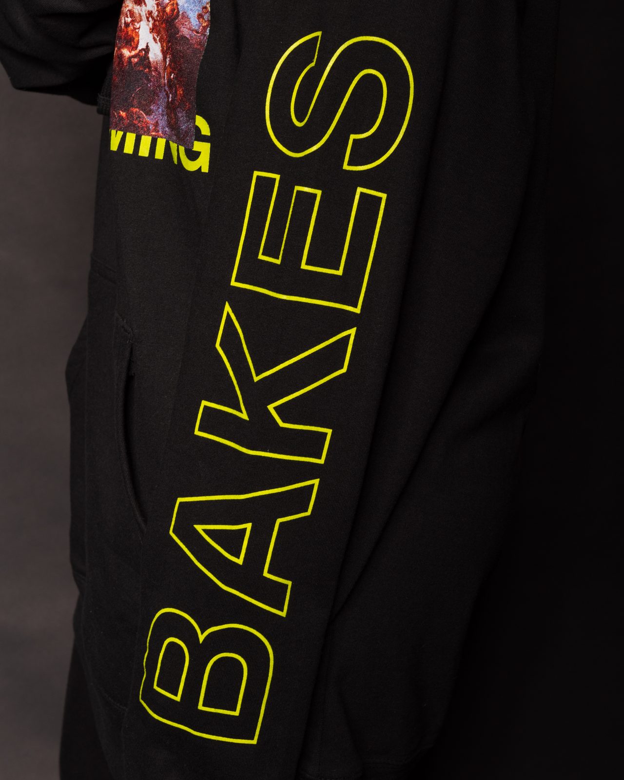 Divine Timing Black Hoodie, view 5