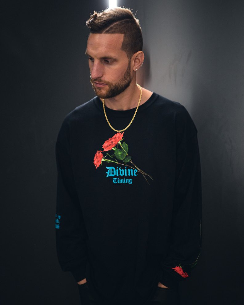Divine Timing Black Long Sleeve from the Bakes Divine Timing capsule