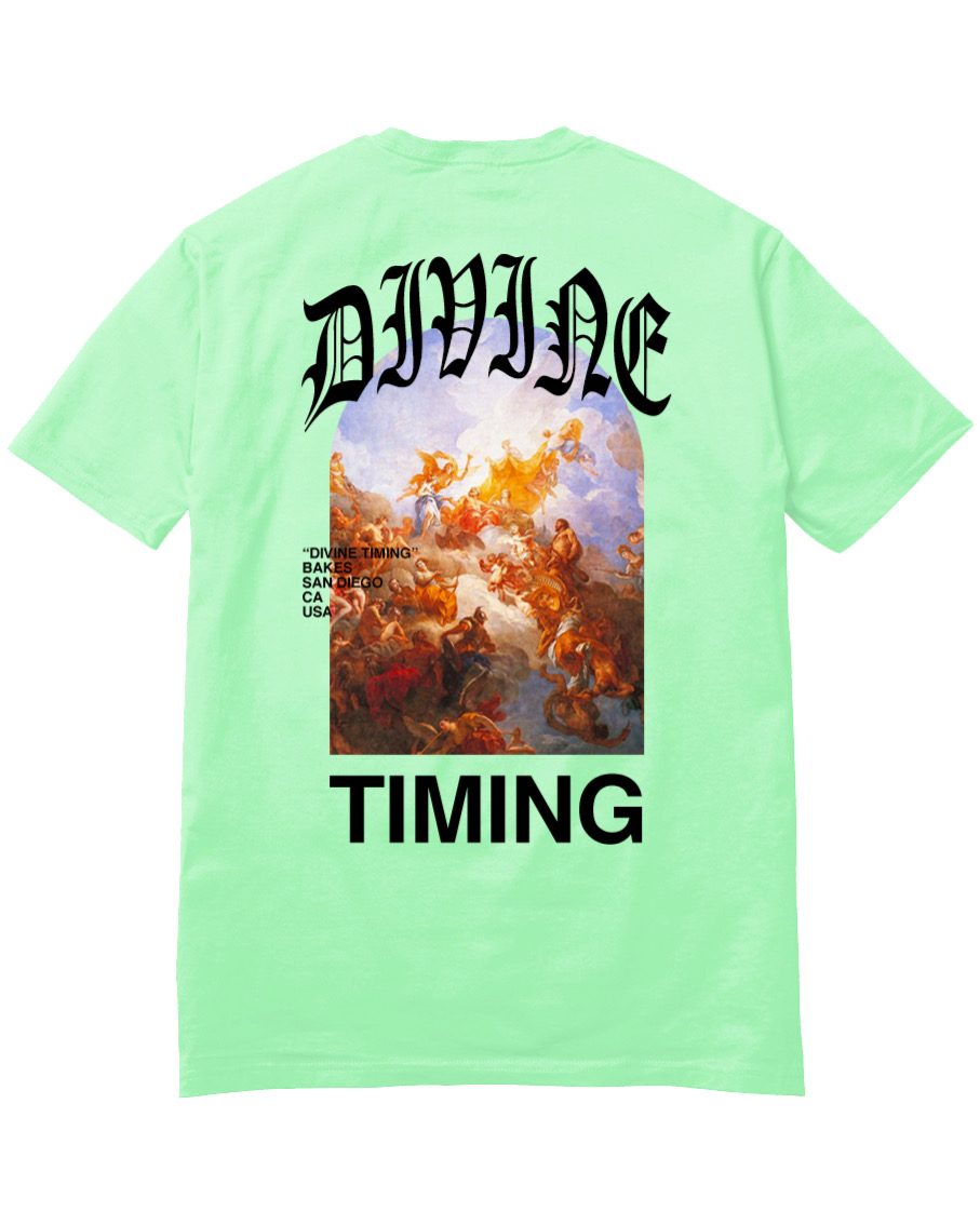Divine Timing Mint Green Tee, view 4