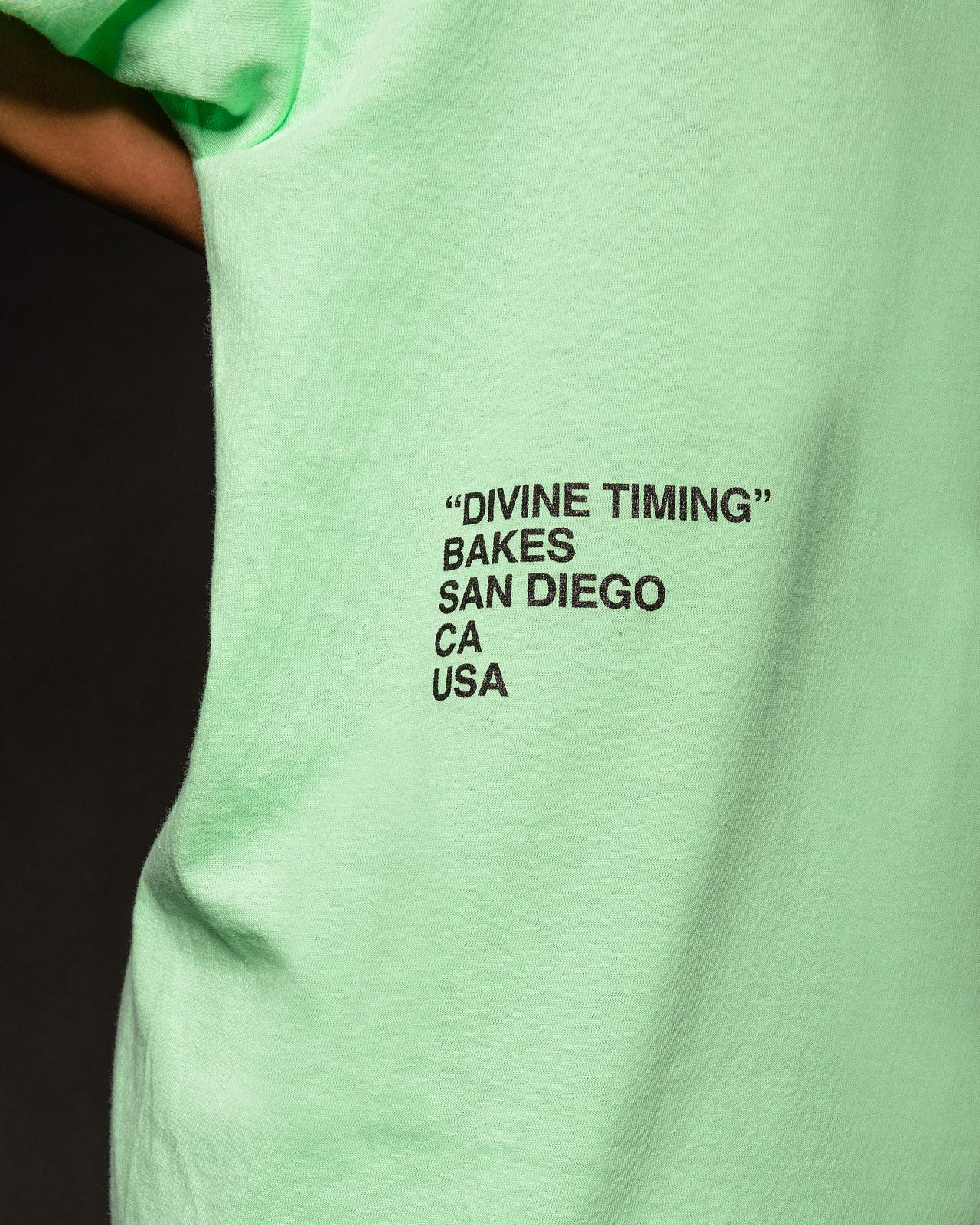 Divine Timing Mint Green Tee, view 6
