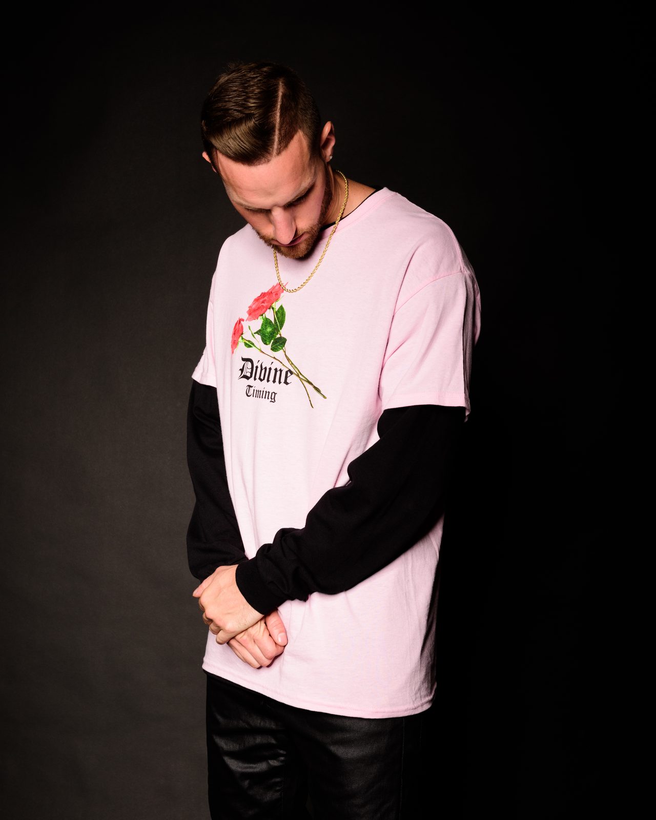 Divine Timing Pink Tee, view 6